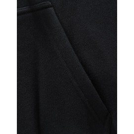 Plus Size Pisces Pattern Hoodie | Comfortable Fuzzy Sweatshirt with Zodiac Design, Printed with 