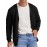 New Men's Solid Color Spring/Autumn Knit Cardigan V-Neck Outerwear Youth Knit Sweater Coat