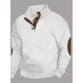Spring and Autumn Oversized Men's Casual Sweatshirt Jacket, Fashionable Soft Comfortable Outerwear, PLUS SIZE